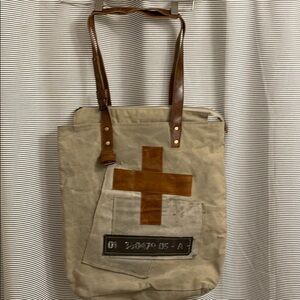 Tote Bag Recycled army duffel bag